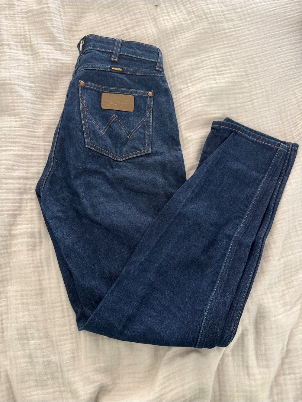 Wrangler Deep Indigo Straight-Leg Jeans